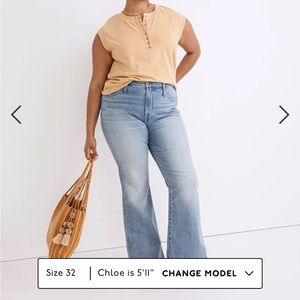 The Perfect Vintage Flare Jean in Delavan Wash